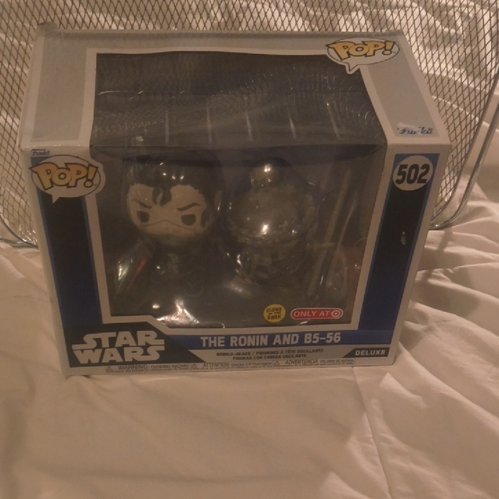 ⭐ Star Wars Funko Pop! Deluxe #502 – The Ronin & B5-56–Target Only,Glow In Dark!